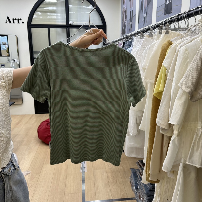 ARR韓國代購女士新款26春夏時尚休閑人氣真品職業熱賣T恤ARRT恤