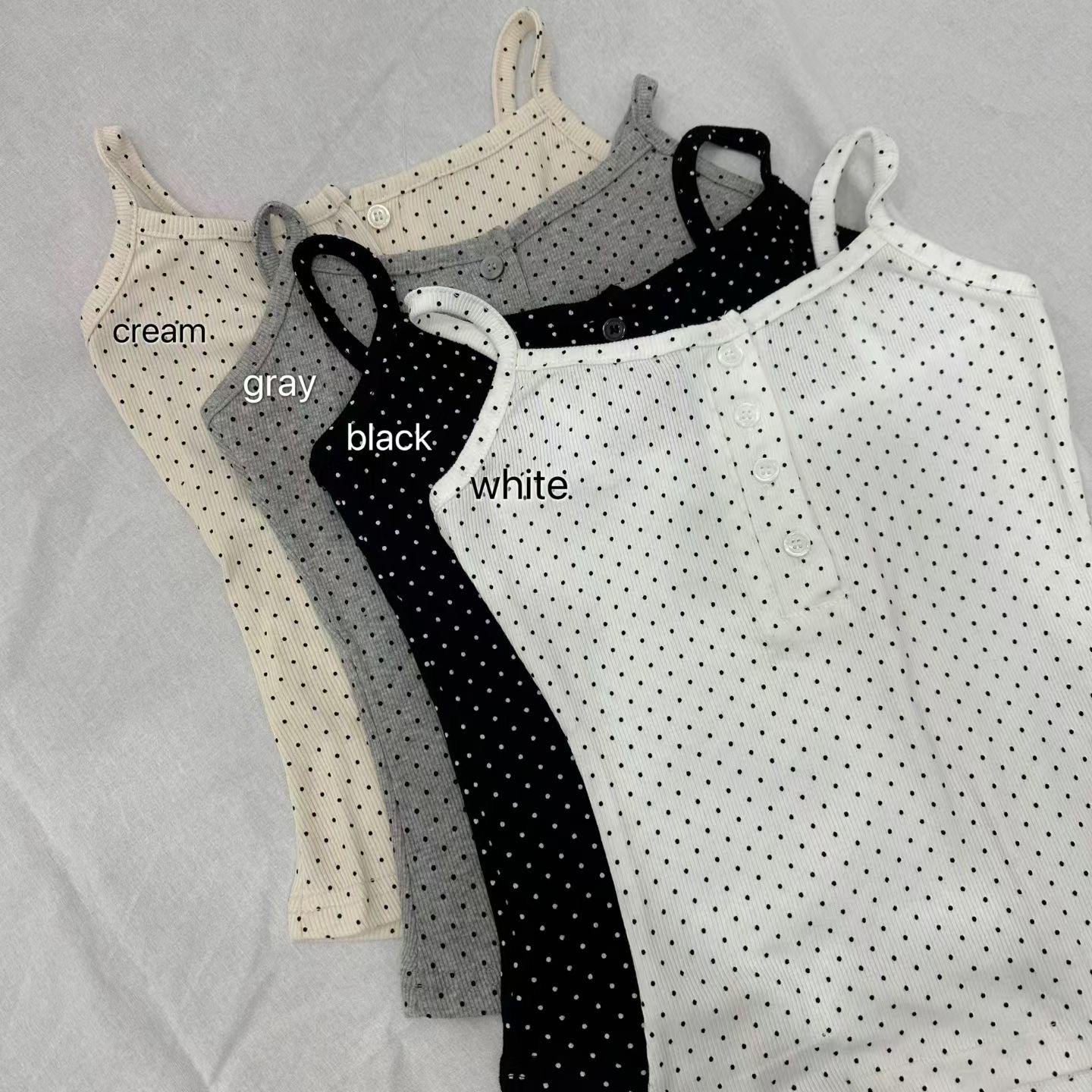 ISABELLA東大門直郵女士新品26春夏真品時尚熱賣吊帶背心ISABELLA吊帶/背心圖色2上二色