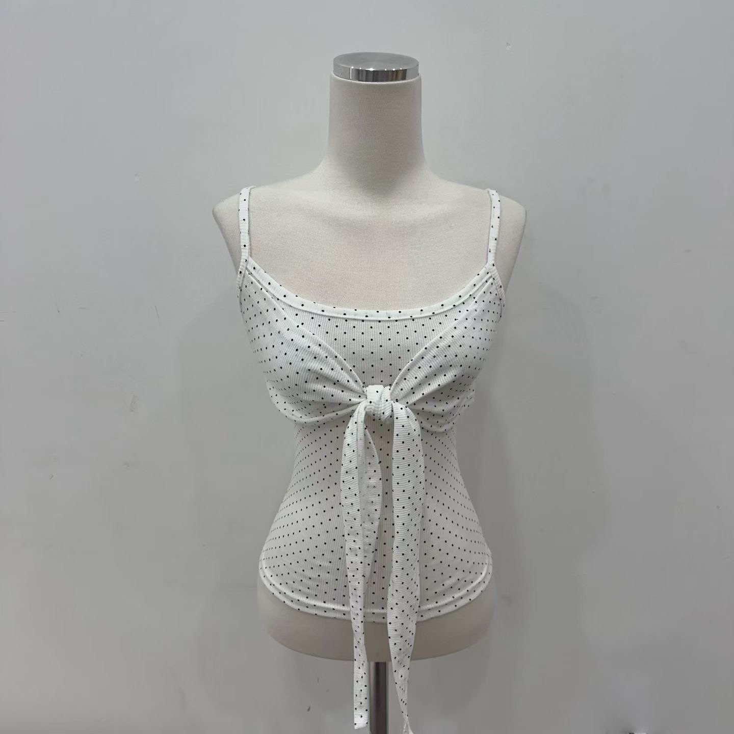 ISABELLA韓國直郵女裝新品職業時尚26春夏真品吊帶背心圓點ISABELLA吊帶/背心圖色1