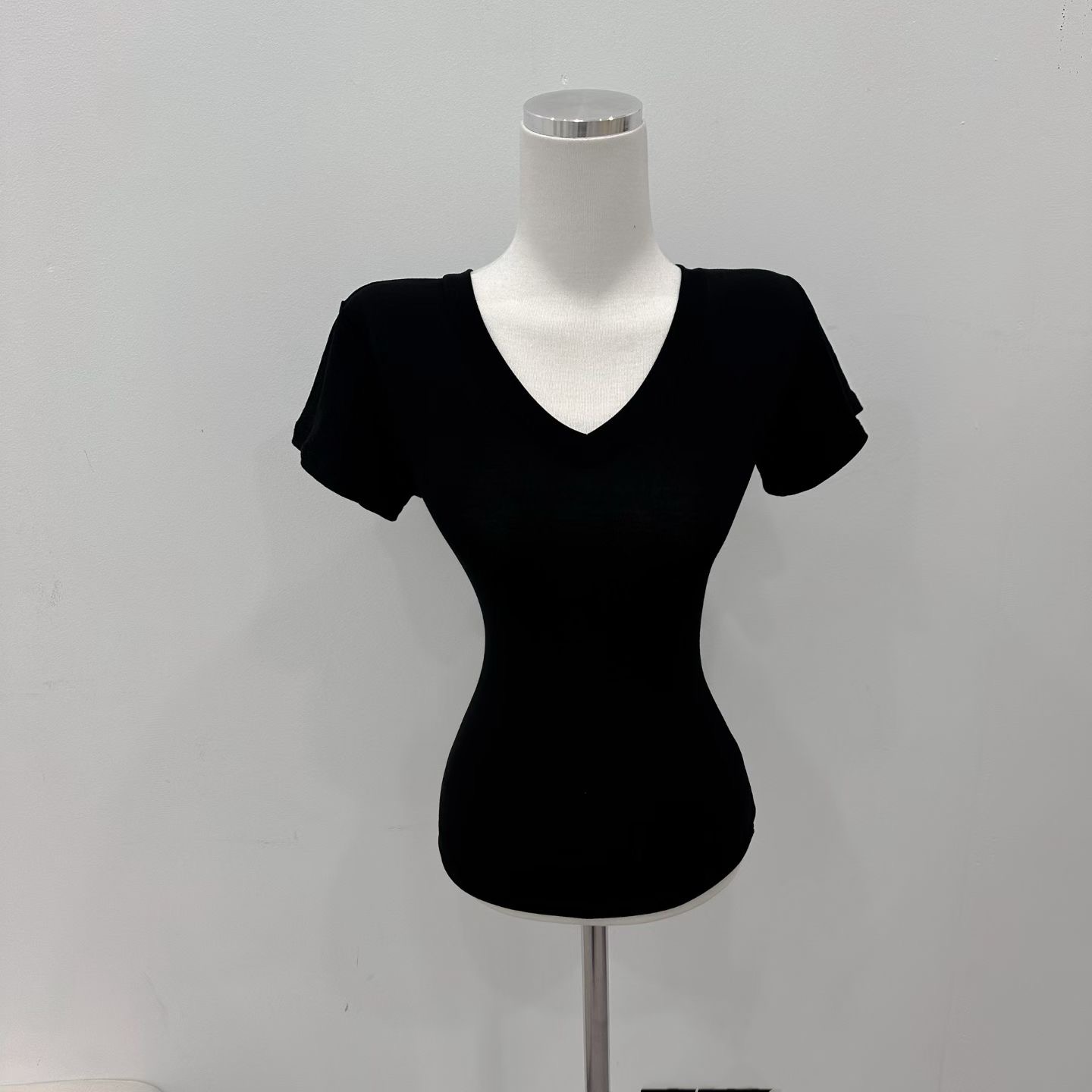 ISABELLA韓國代購女士新款真品休閑推薦人氣時尚熱賣T恤V領ISABELLAT恤圖色2