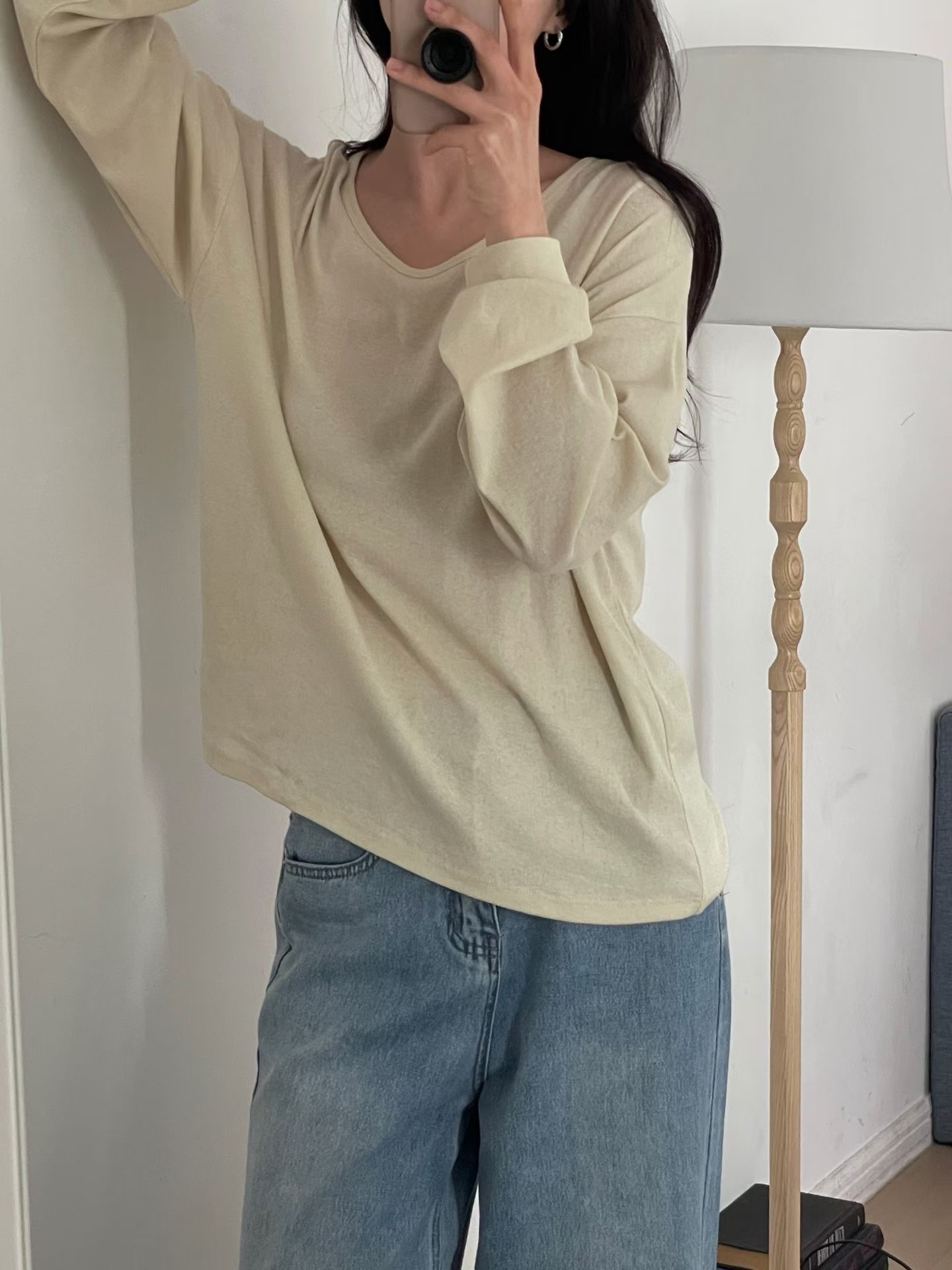 L.REWIND東大門代購女士新款時尚熱賣推薦26春夏長袖T恤L.REWIND長袖T恤