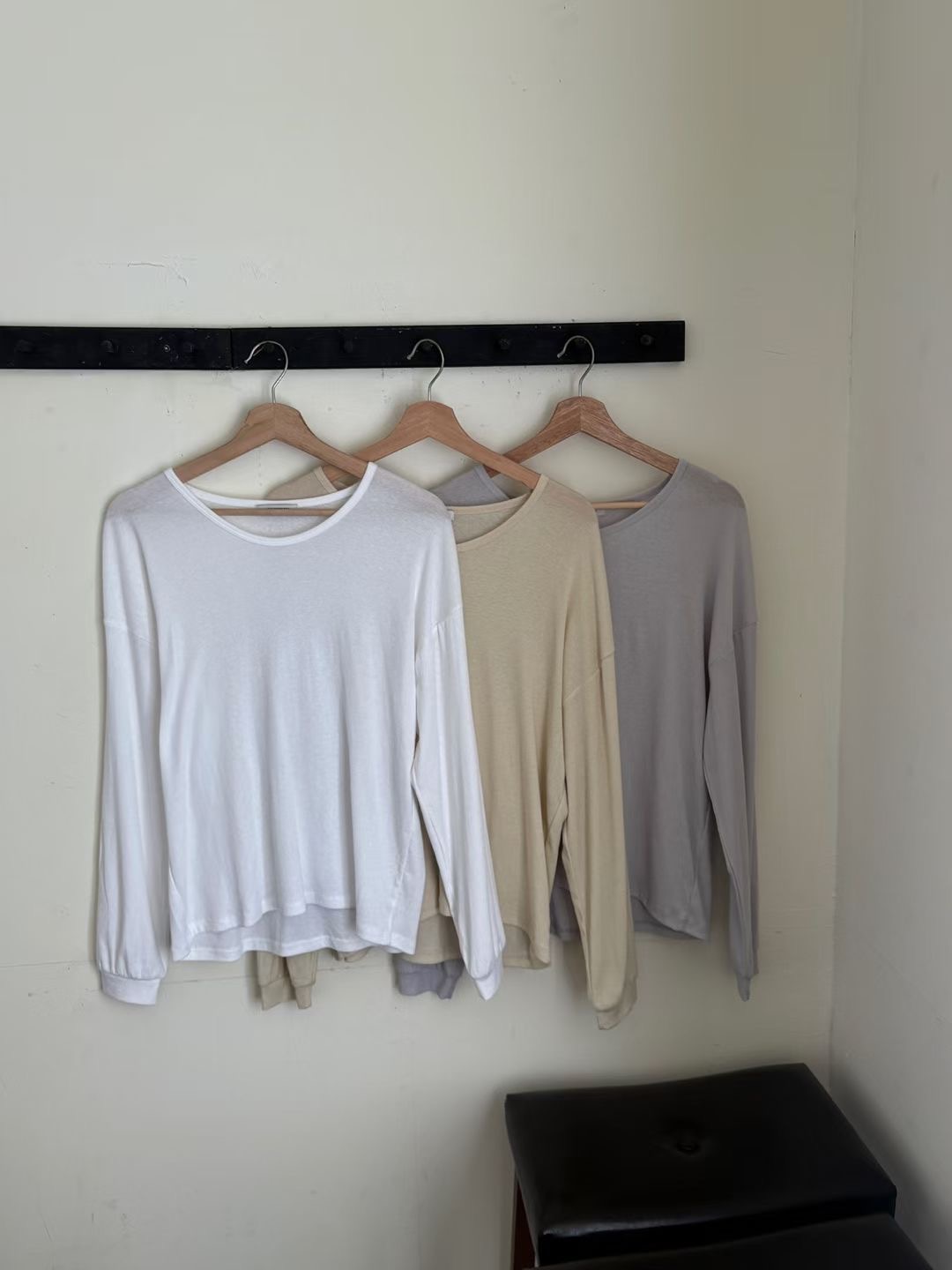 L.REWIND東大門代購女士新款時尚熱賣推薦26春夏長袖T恤L.REWIND長袖T恤圖色3左三色