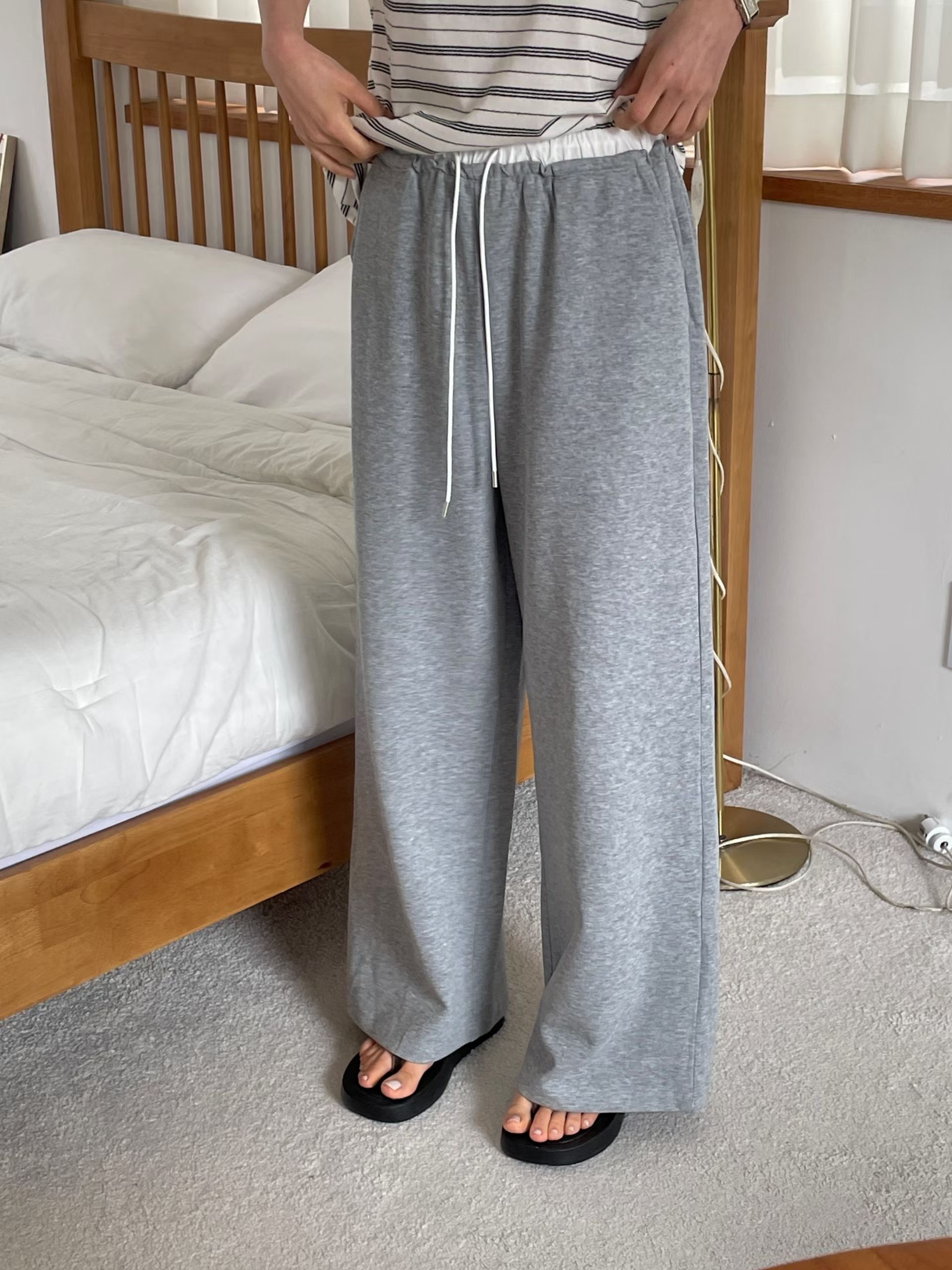 L.REWIND韓國直郵女士新品推薦人氣熱賣休閑真品職業休閑褲L.REWIND休閑褲圖色2