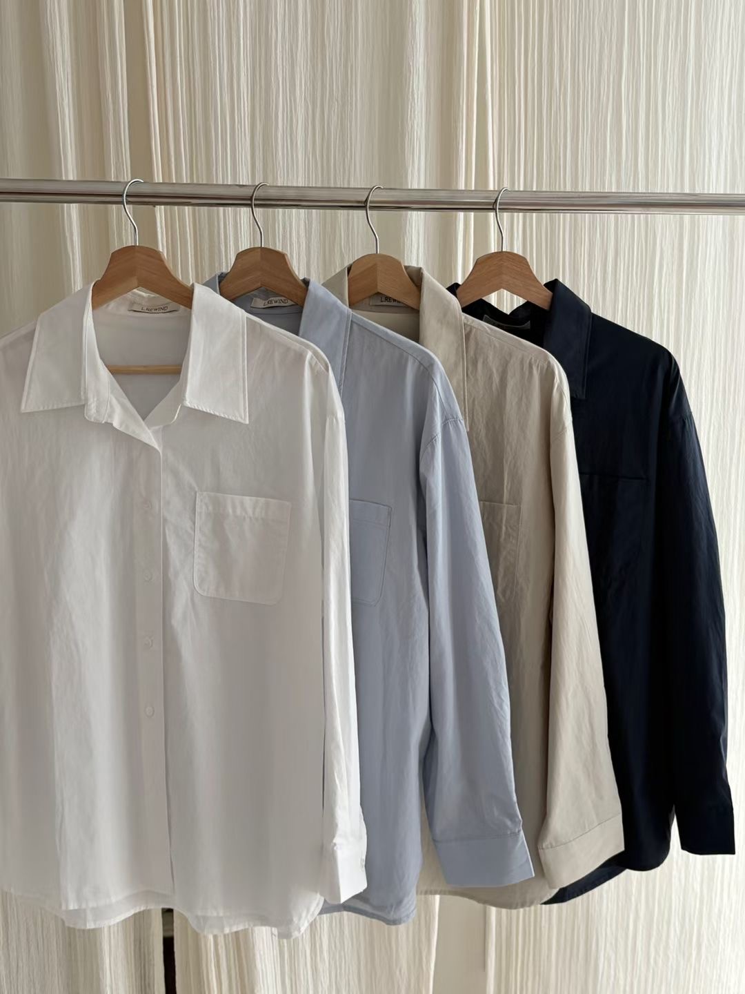 L.REWIND韓國代購女士新品休閑人氣時尚職業真品襯衫蕾絲衫L.REWIND襯衫/蕾絲衫圖色4左四色