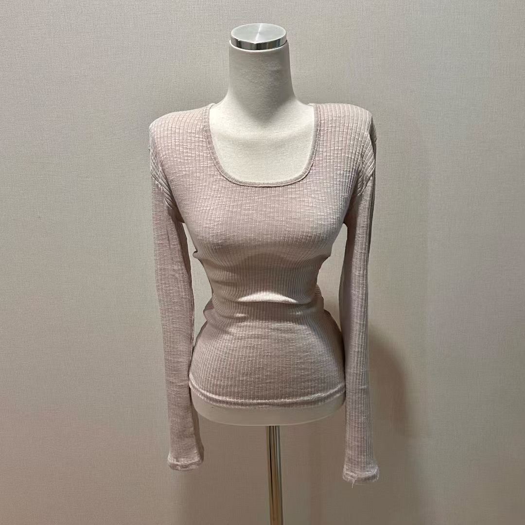 ISABELLA韓國直郵女士新品人氣熱賣時尚職業休閑26春夏長袖T恤ISABELLA長袖T恤圖色1