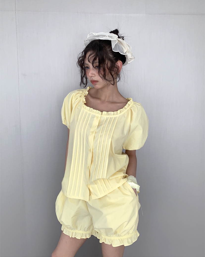 LIVE AID-P東大門直郵女士新款休閑真品時尚襯衫蕾絲衫LIVE AID-P襯衫/蕾絲衫