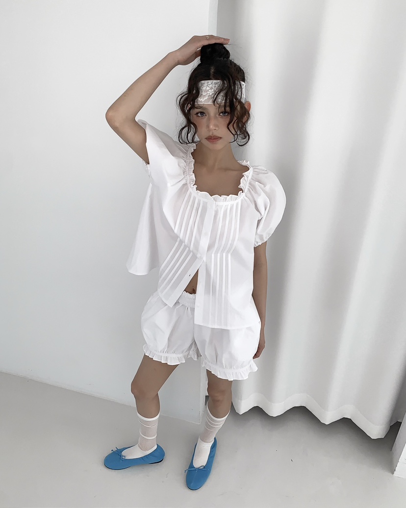 LIVE AID-P東大門直郵女士新款休閑真品時尚襯衫蕾絲衫LIVE AID-P襯衫/蕾絲衫