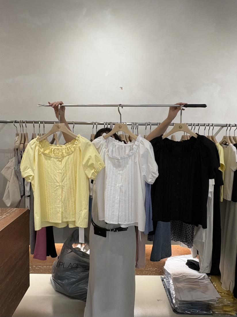 LIVE AID-P東大門直郵女士新款休閑真品時尚襯衫蕾絲衫LIVE AID-P襯衫/蕾絲衫