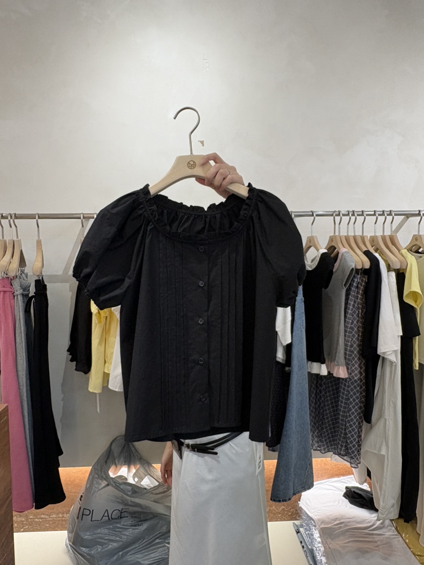 LIVE AID-P東大門直郵女士新款休閑真品時尚襯衫蕾絲衫LIVE AID-P襯衫/蕾絲衫圖色3