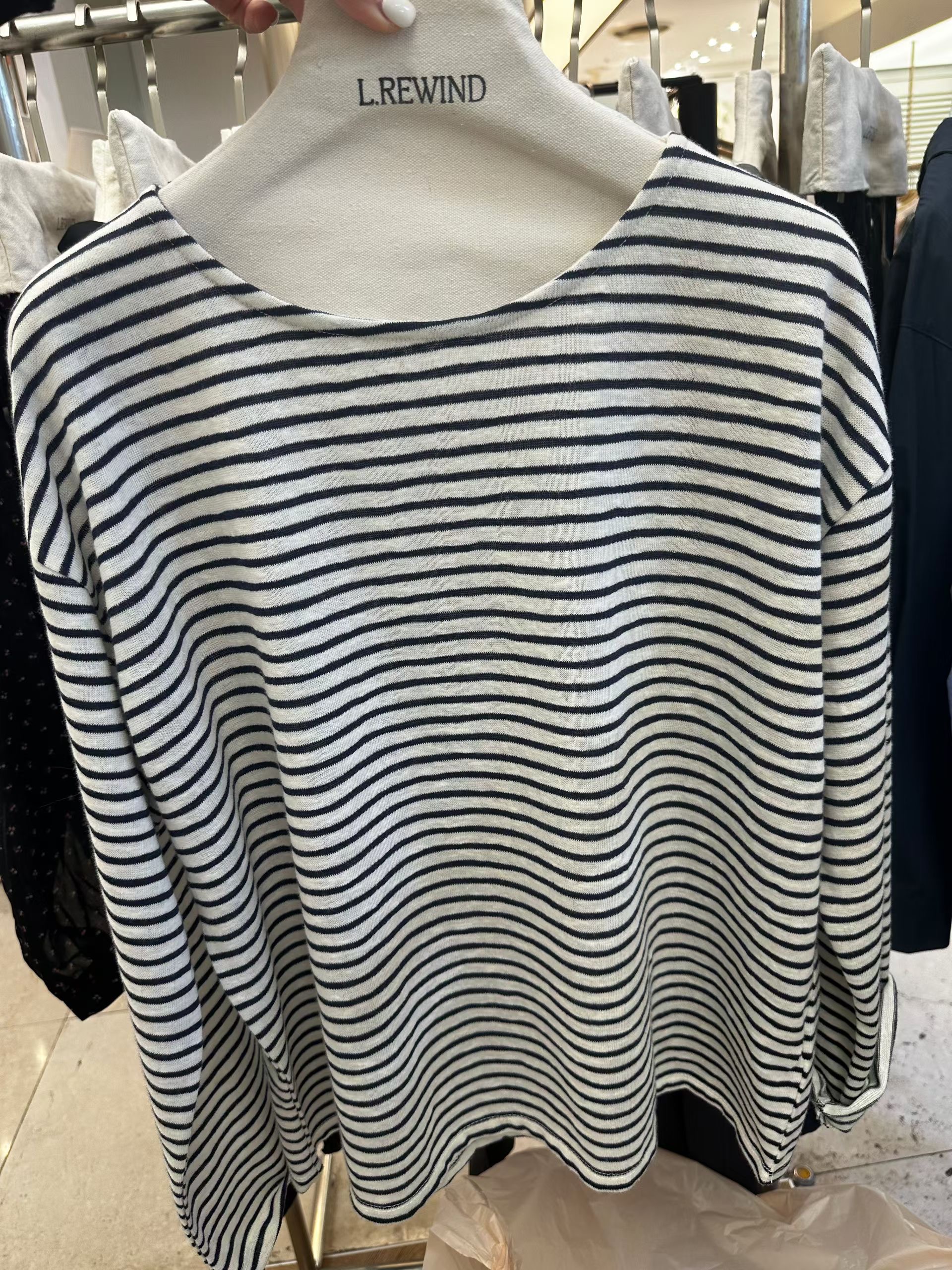 L.REWIND東大門直郵女裝新款人氣真品熱賣26春夏長袖T恤L.REWIND長袖T恤圖色1