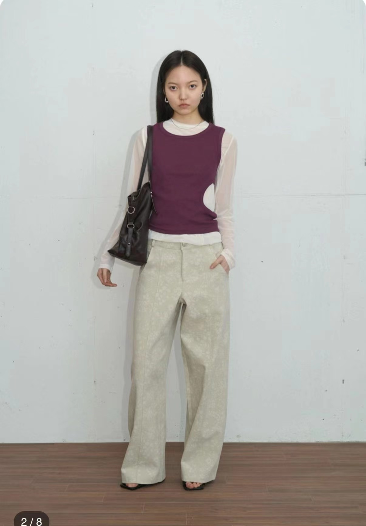 UNSANE東大門直郵女裝新款真品時尚推薦26春夏休閑褲含腰繩UNSANE休閑褲