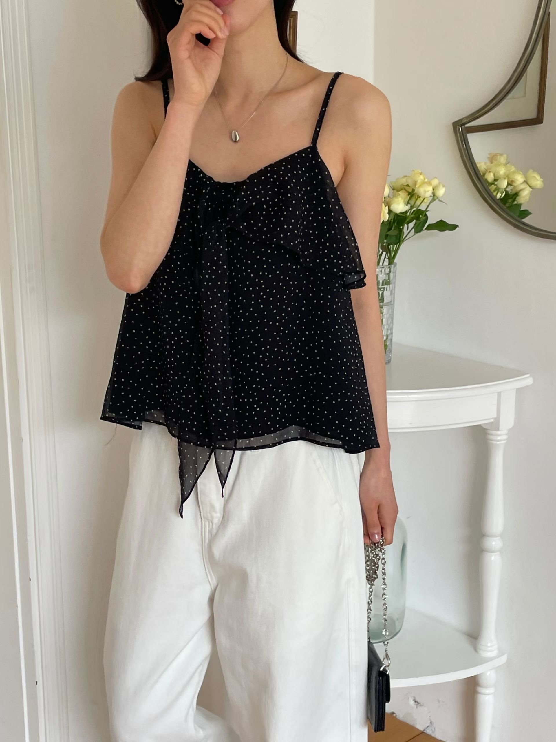 L.REWIND東大門實拍女士新品熱賣時尚推薦職業26春夏吊帶背心L.REWIND吊帶/背心