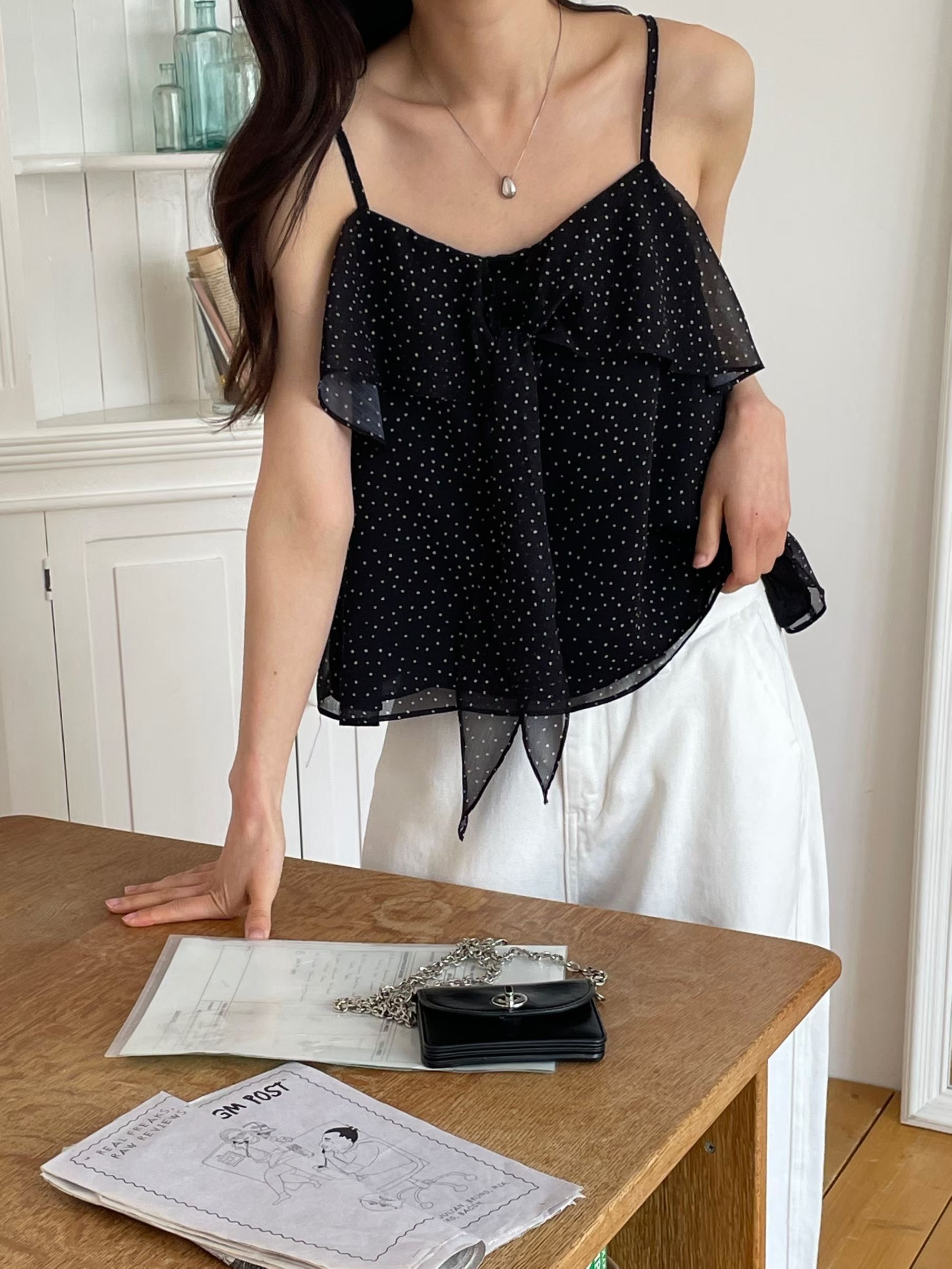 L.REWIND東大門實拍女士新品熱賣時尚推薦職業26春夏吊帶背心L.REWIND吊帶/背心