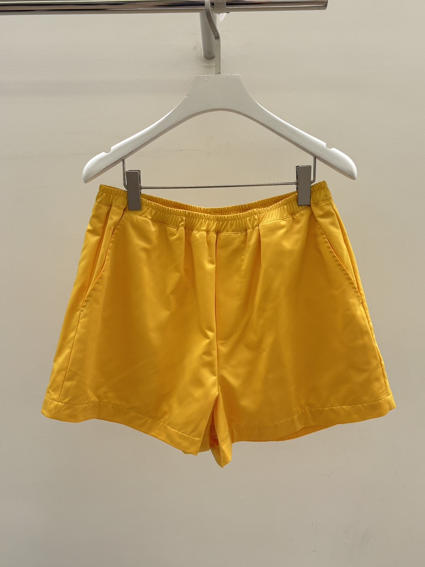 PEBBLE韓國直郵實拍女士新品休閑26春夏人氣推薦熱賣短褲緞PEBBLE短褲圖色4