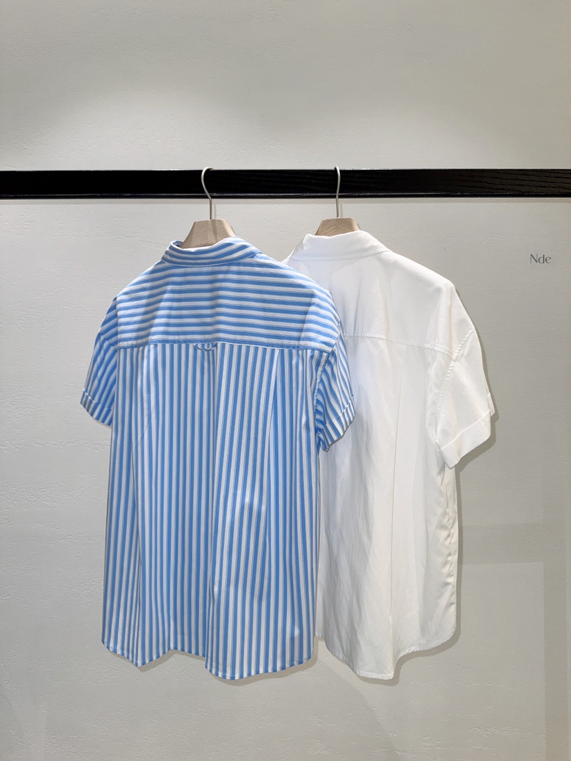 NDE韓國直郵實拍女裝新品26春夏休閑熱賣人氣26夏季襯衫蕾絲衫BOHEME_NDE襯衫/蕾絲衫