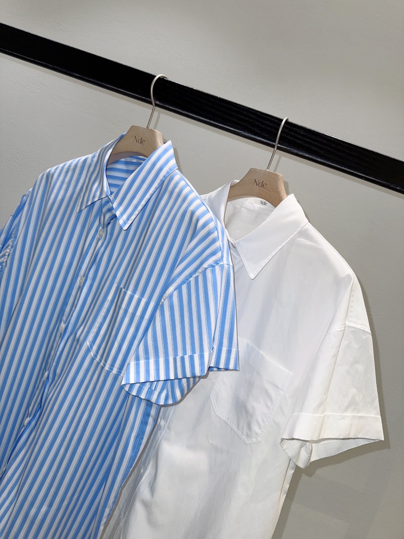 NDE韓國直郵實拍女裝新品26春夏休閑熱賣人氣26夏季襯衫蕾絲衫BOHEME_NDE襯衫/蕾絲衫