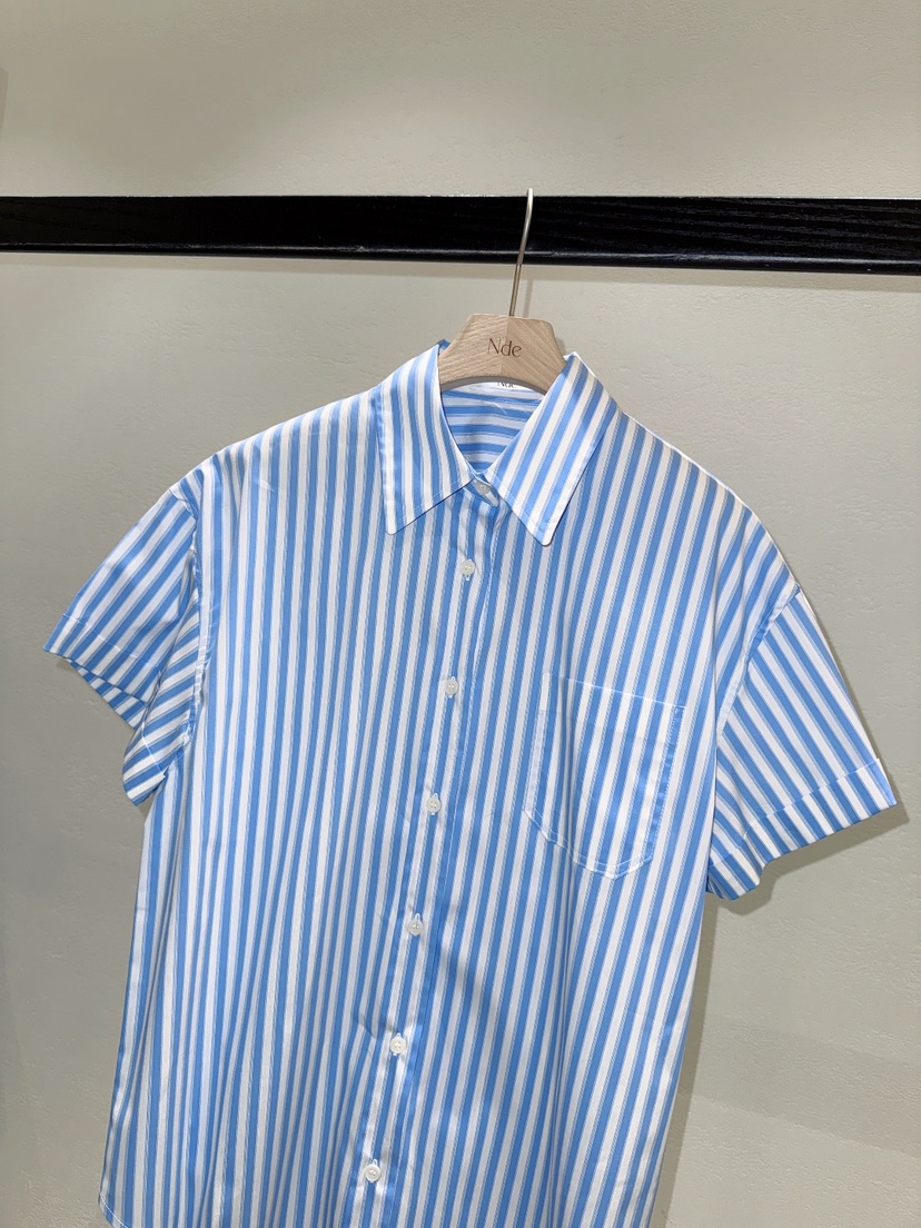 NDE韓國直郵實拍女裝新品26春夏休閑熱賣人氣26夏季襯衫蕾絲衫BOHEME_NDE襯衫/蕾絲衫