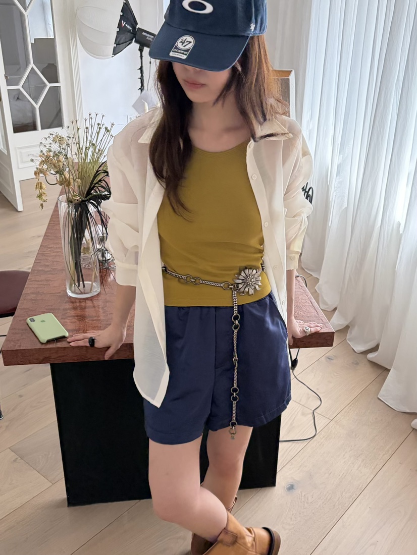 PEBBLE韓國東大門代購女裝新品26夏季休閑推薦熱賣吊帶背心PEBBLE吊帶/背心