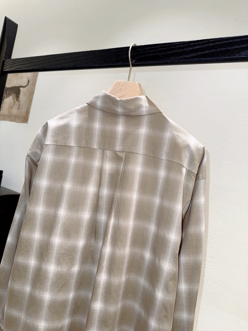 NDE韓國東大門代購女士新款休閑人氣26春夏襯衫蕾絲衫格子BOHEME_NDE襯衫/蕾絲衫