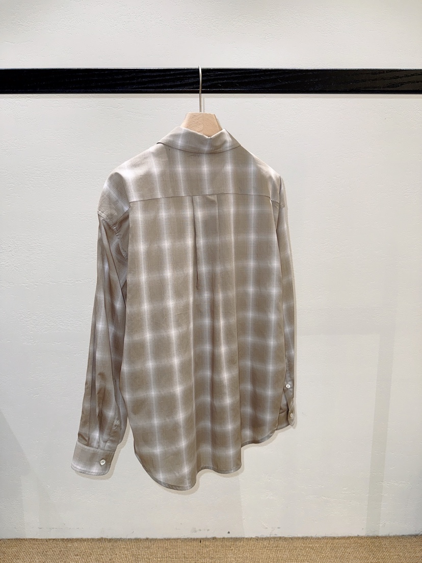 NDE韓國東大門代購女士新款休閑人氣26春夏襯衫蕾絲衫格子BOHEME_NDE襯衫/蕾絲衫