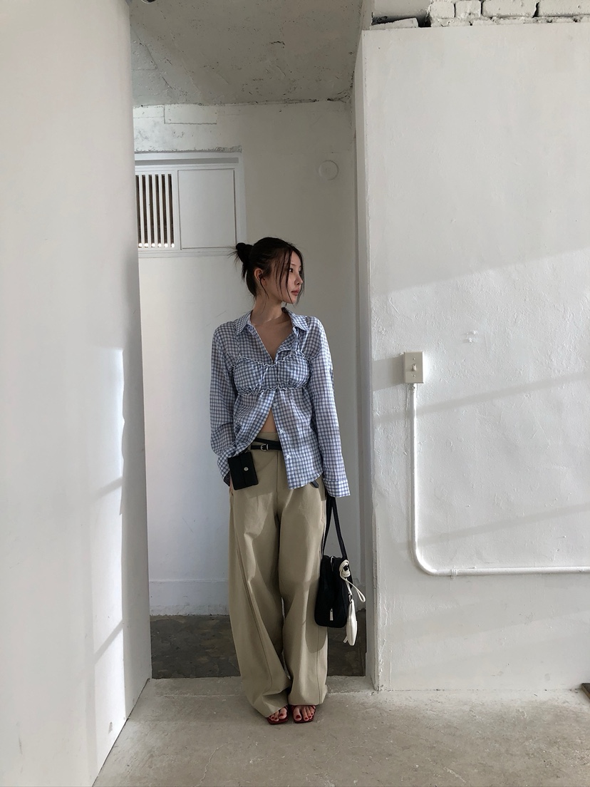 UNBOUND韓國東大門直郵女裝新款推薦26夏季職業休閑休閑褲UNBOUND休閑褲