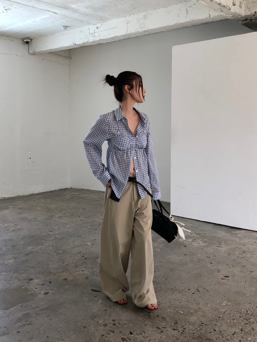 UNBOUND韓國東大門直郵女裝新款推薦26夏季職業休閑休閑褲UNBOUND休閑褲