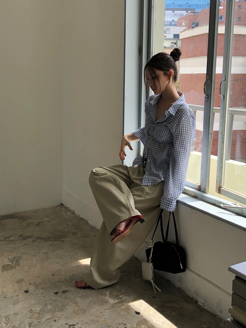 UNBOUND韓國東大門直郵女裝新款推薦26夏季職業休閑休閑褲UNBOUND休閑褲