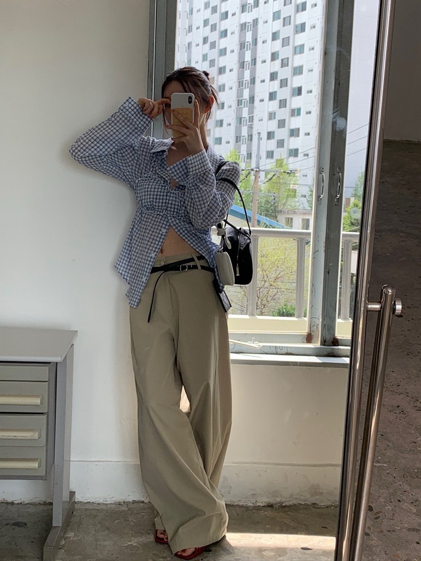 UNBOUND韓國東大門直郵女裝新款推薦26夏季職業休閑休閑褲UNBOUND休閑褲