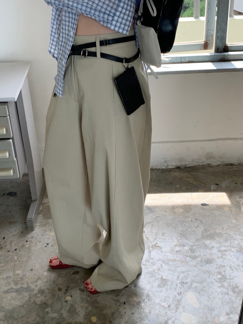 UNBOUND韓國東大門直郵女裝新款推薦26夏季職業休閑休閑褲UNBOUND休閑褲