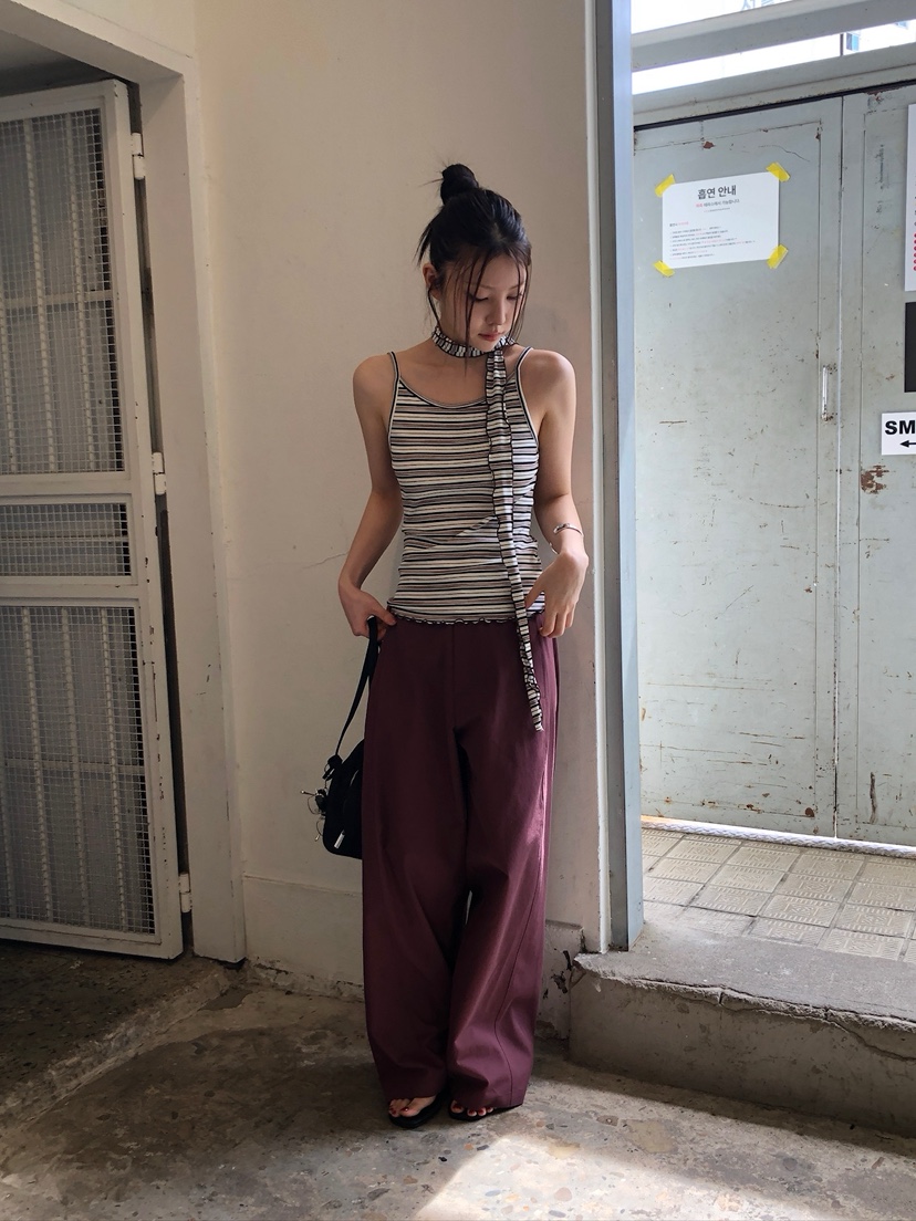 UNBOUND韓國東大門直郵女裝新款推薦26夏季職業休閑休閑褲UNBOUND休閑褲