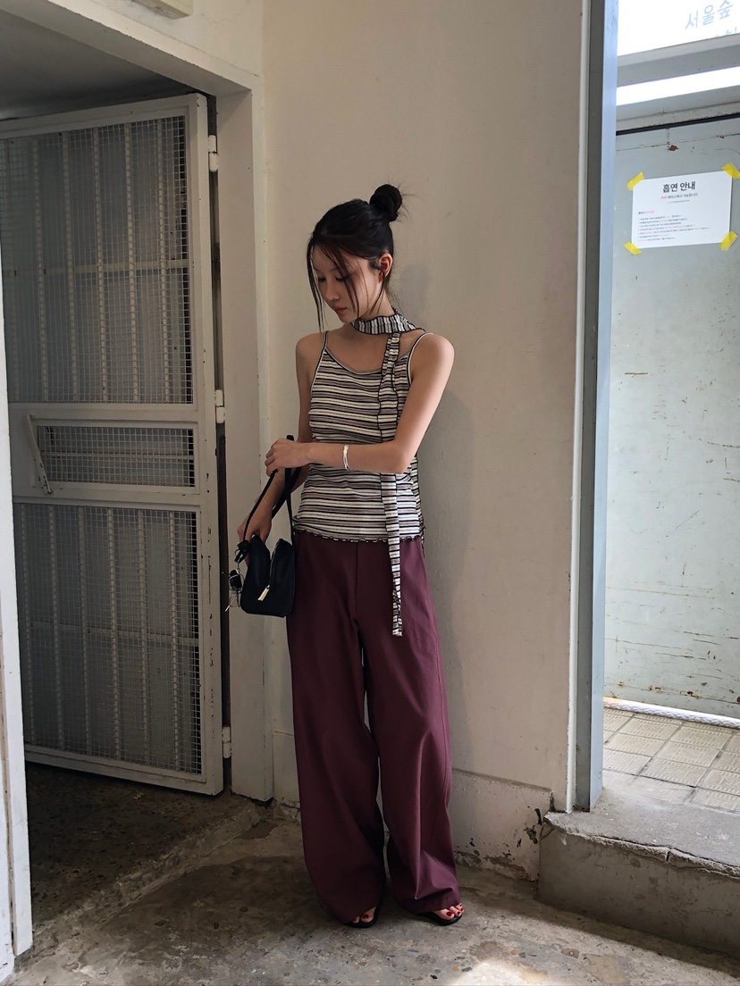 UNBOUND韓國東大門直郵女裝新款推薦26夏季職業休閑休閑褲UNBOUND休閑褲