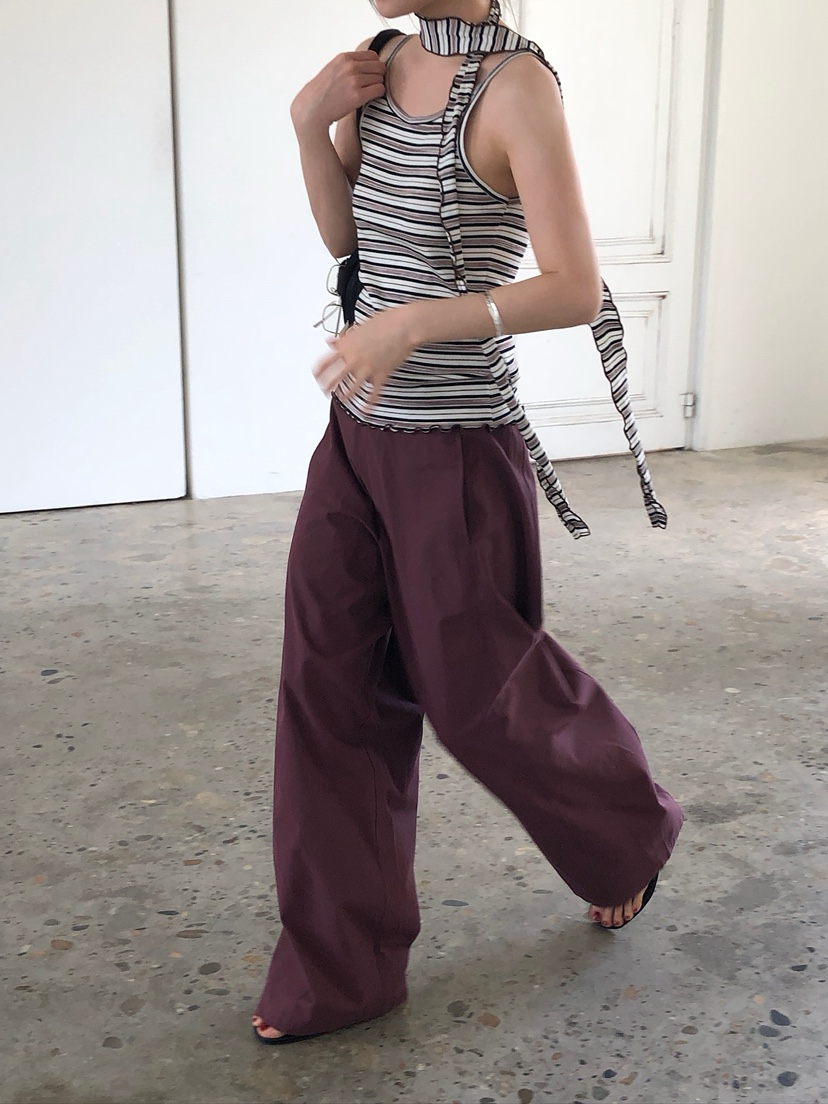 UNBOUND韓國東大門直郵女裝新款推薦26夏季職業休閑休閑褲UNBOUND休閑褲