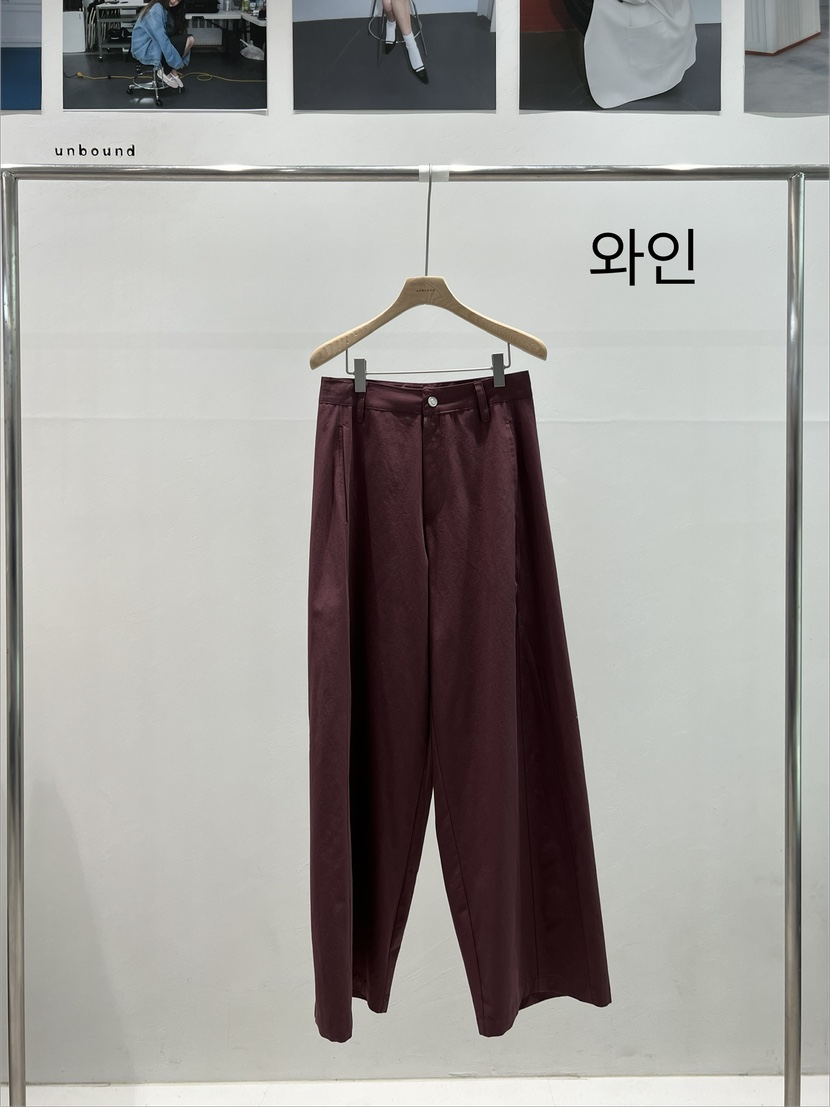 UNBOUND韓國東大門直郵女裝新款推薦26夏季職業休閑休閑褲UNBOUND休閑褲