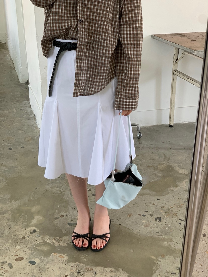 UNBOUND韓國東大門代購女士新款26夏季休閑人氣半身裙中短裙UNBOUND半身裙/中短裙