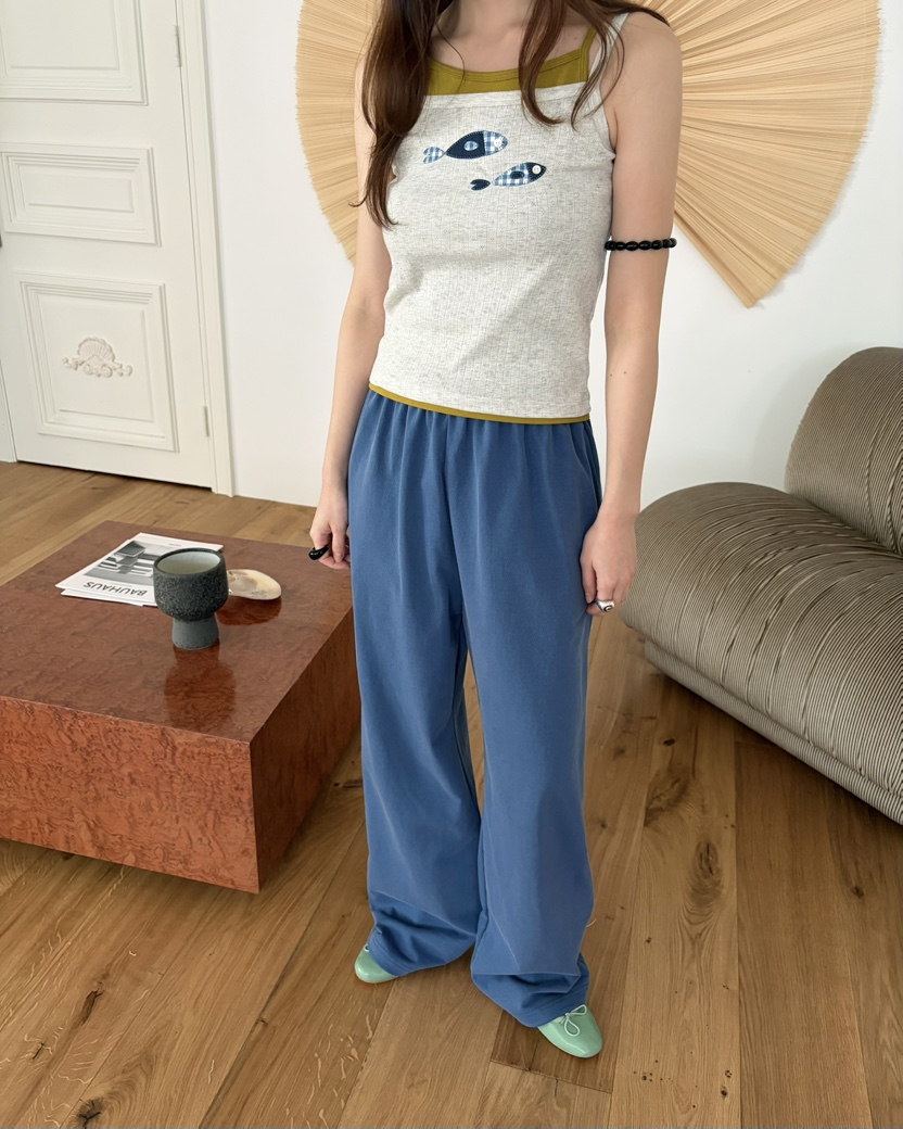 PEBBLE韓國直郵女裝新品26春夏人氣熱賣職業休閑26夏季休閑褲PEBBLE休閑褲