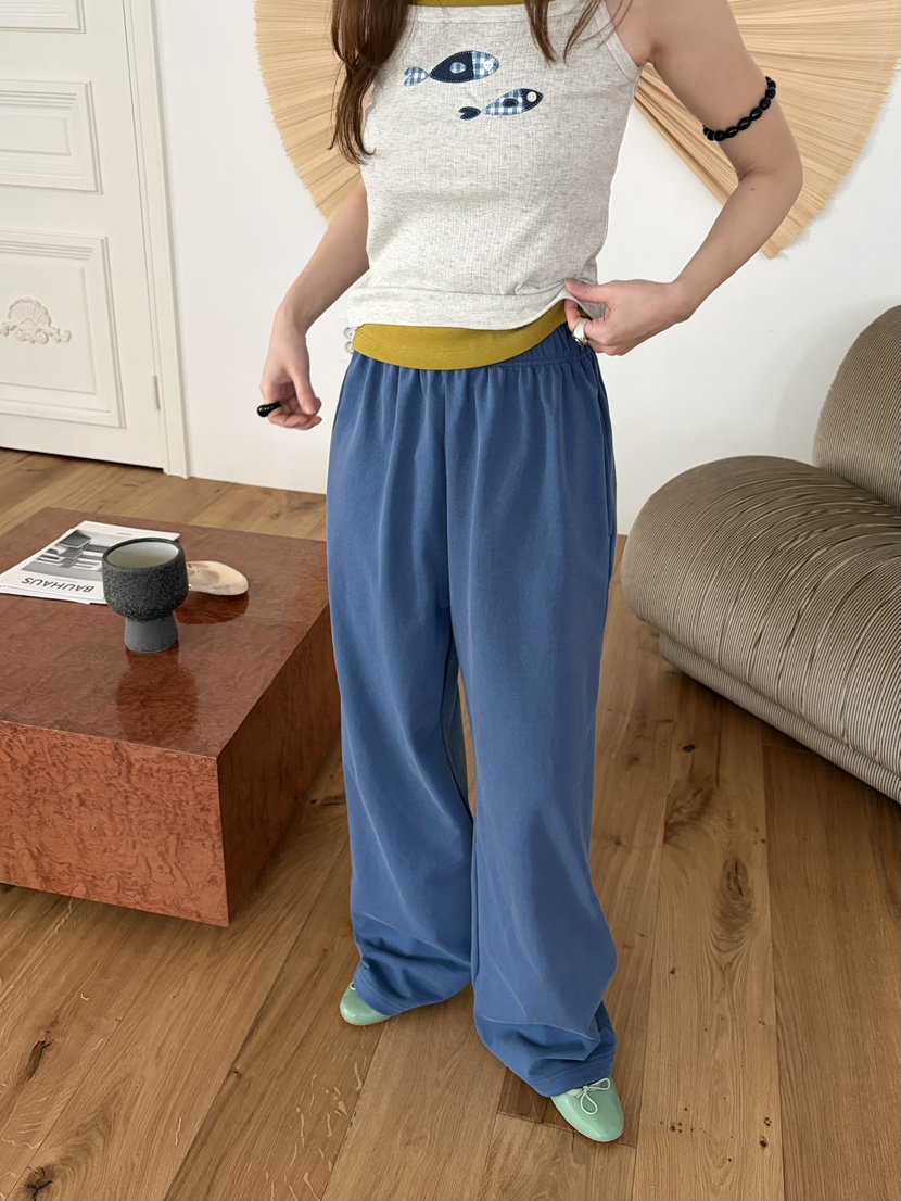 PEBBLE韓國直郵女裝新品26春夏人氣熱賣職業休閑26夏季休閑褲PEBBLE休閑褲