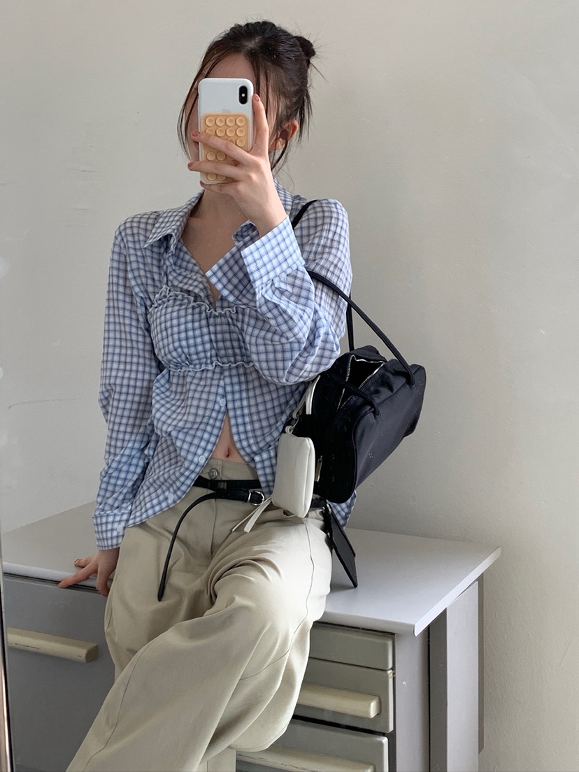 UNBOUND韓國代購女裝新品職業熱賣休閑推薦26夏季襯衫蕾絲衫UNBOUND襯衫/蕾絲衫