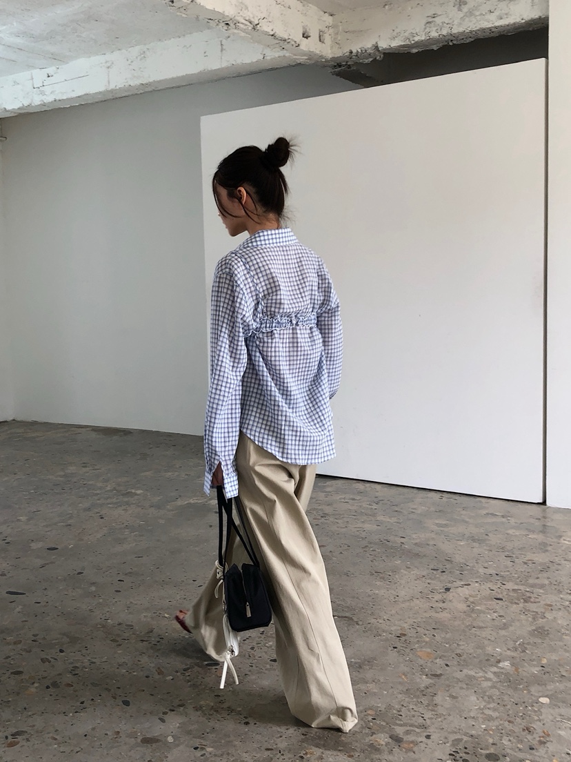 UNBOUND韓國代購女裝新品職業熱賣休閑推薦26夏季襯衫蕾絲衫UNBOUND襯衫/蕾絲衫