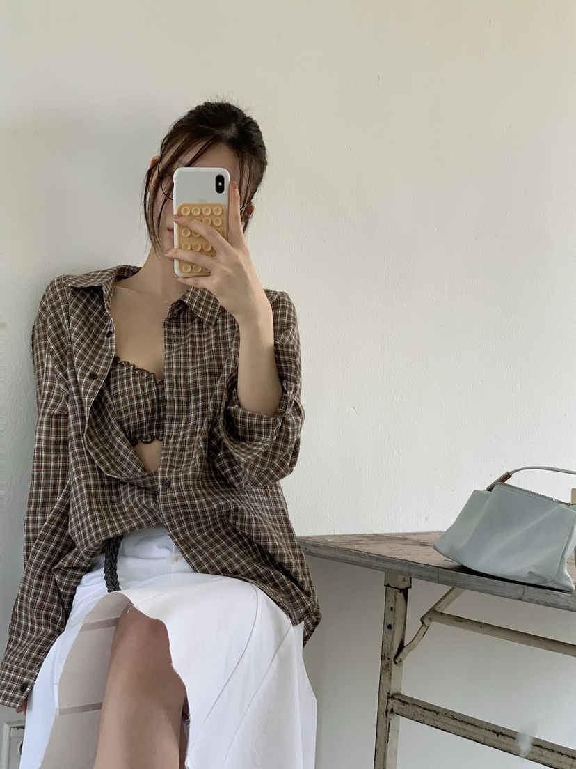 UNBOUND韓國代購女裝新品職業熱賣休閑推薦26夏季襯衫蕾絲衫UNBOUND襯衫/蕾絲衫