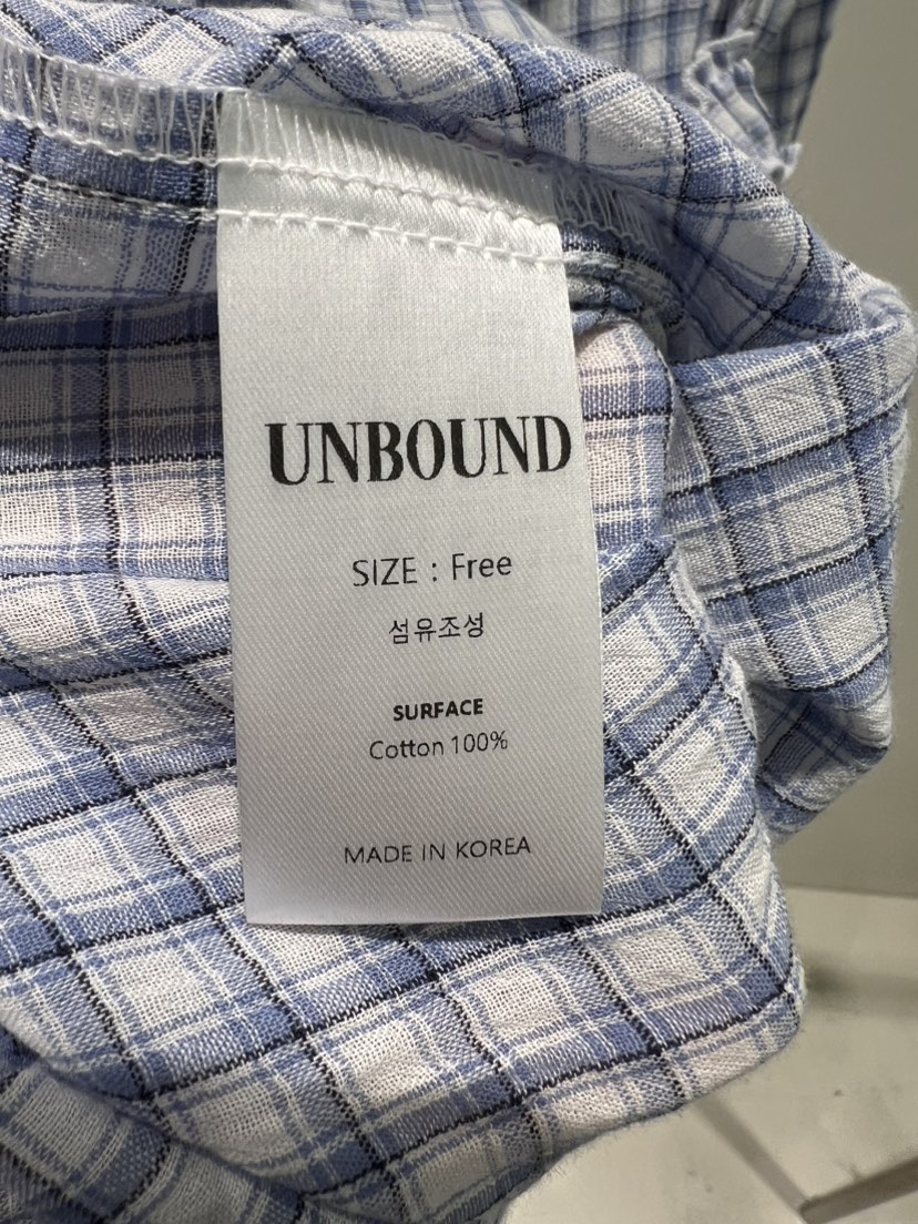 UNBOUND韓國代購女裝新品職業熱賣休閑推薦26夏季襯衫蕾絲衫UNBOUND襯衫/蕾絲衫
