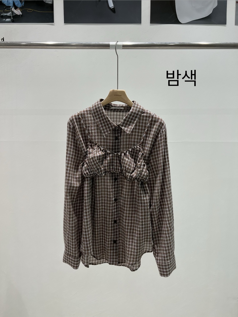 UNBOUND韓國代購女裝新品職業熱賣休閑推薦26夏季襯衫蕾絲衫UNBOUND襯衫/蕾絲衫圖色2