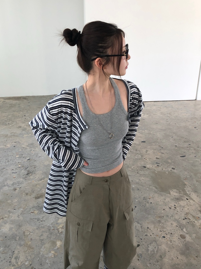 UNBOUND韓國東大門代購女士新款熱賣推薦休閑26春夏吊帶背心UNBOUND吊帶/背心