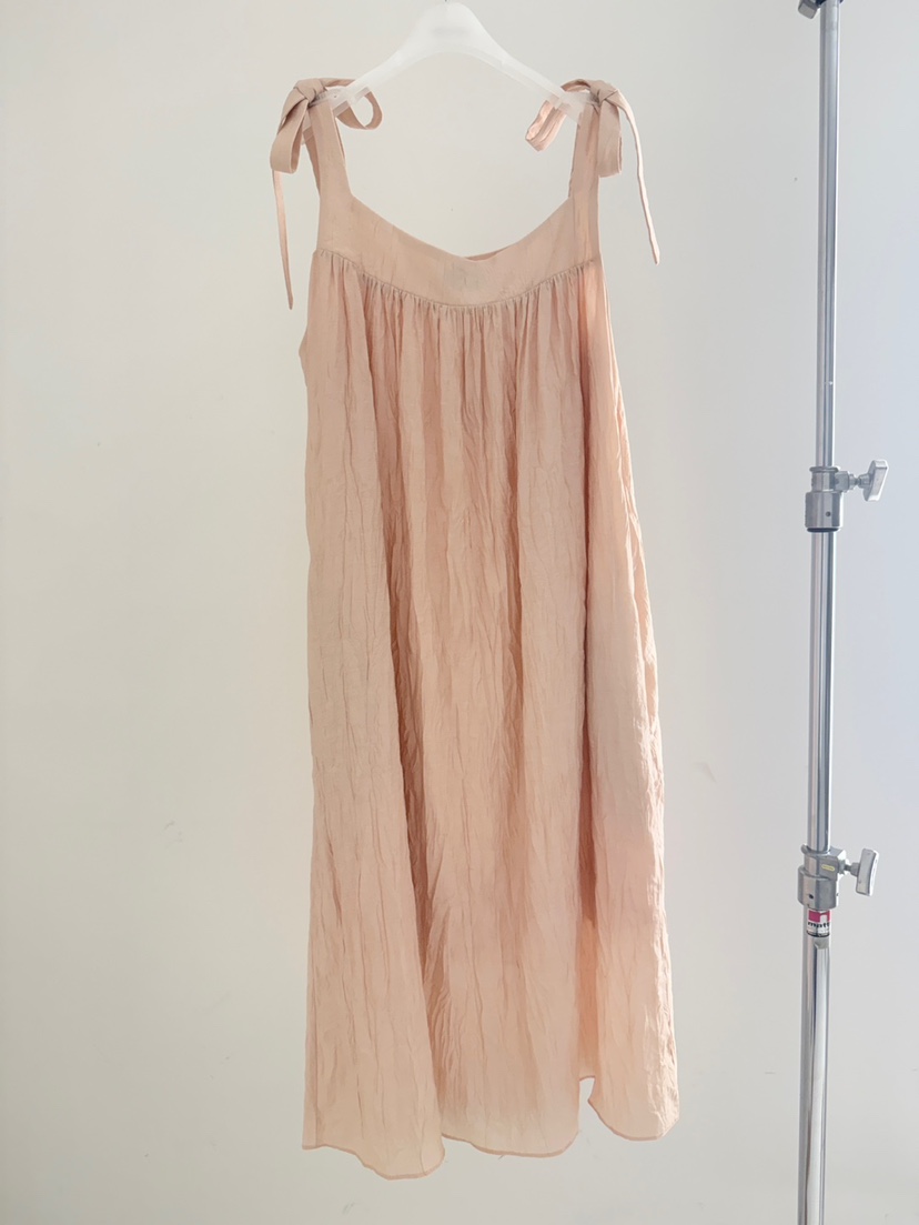 CM韓國直郵女裝新款26春夏人氣熱賣休閑26夏季連衣裙絲帶CM_centimeter連衣裙