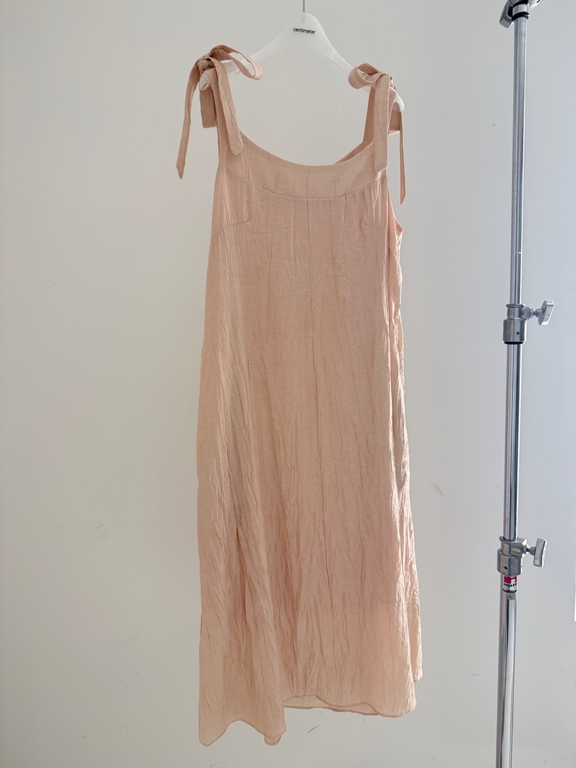 CM韓國直郵女裝新款26春夏人氣熱賣休閑26夏季連衣裙絲帶CM_centimeter連衣裙圖色2