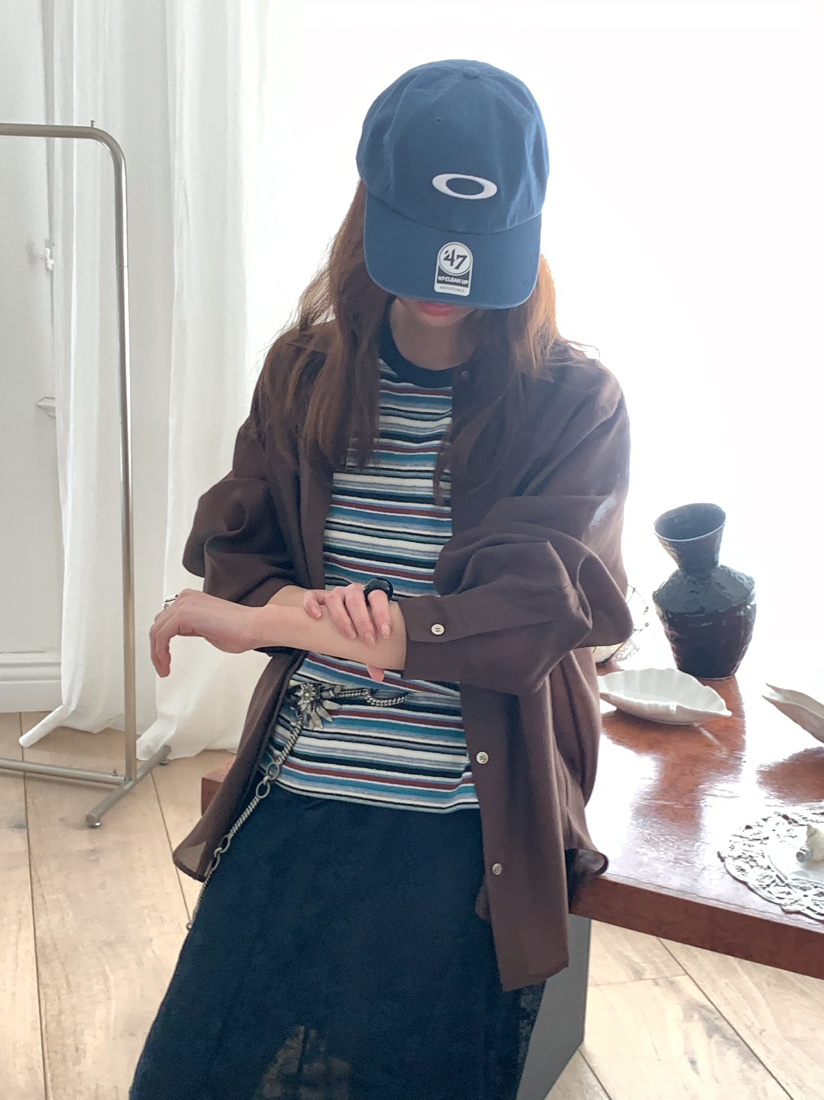 PEBBLE韓國代購女士新款熱賣26夏季休閑26春夏襯衫蕾絲衫PEBBLE襯衫/蕾絲衫