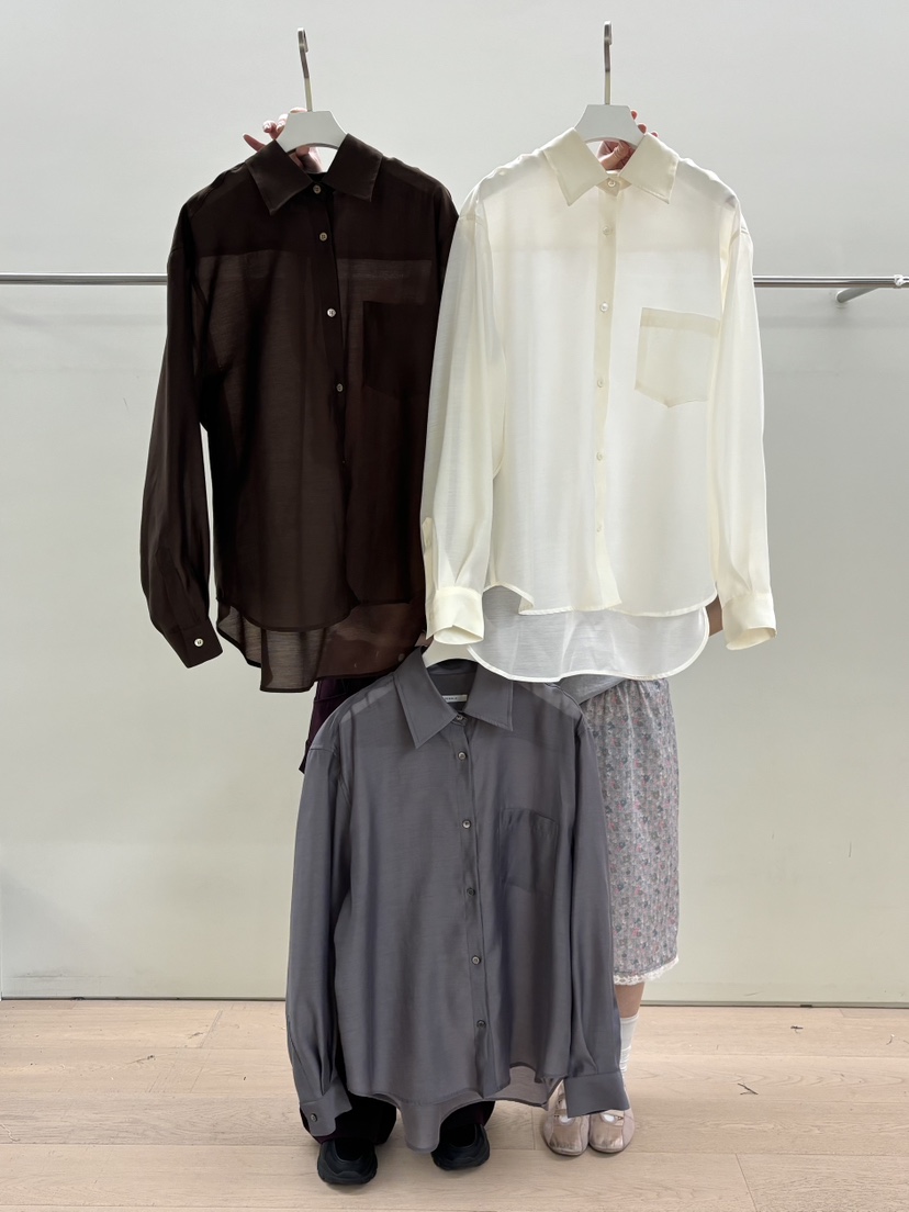 PEBBLE韓國代購女士新款熱賣26夏季休閑26春夏襯衫蕾絲衫PEBBLE襯衫/蕾絲衫