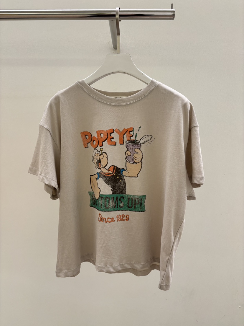 PEBBLE東大門實拍韓國女裝新品26春夏時尚熱賣T恤大力水手PEBBLET恤圖色3