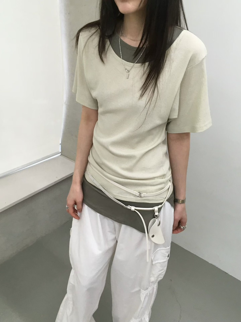 MINIMUZE韓國東大門直郵女裝新品職業26春夏時尚人氣26夏季T恤MINIMUZET恤