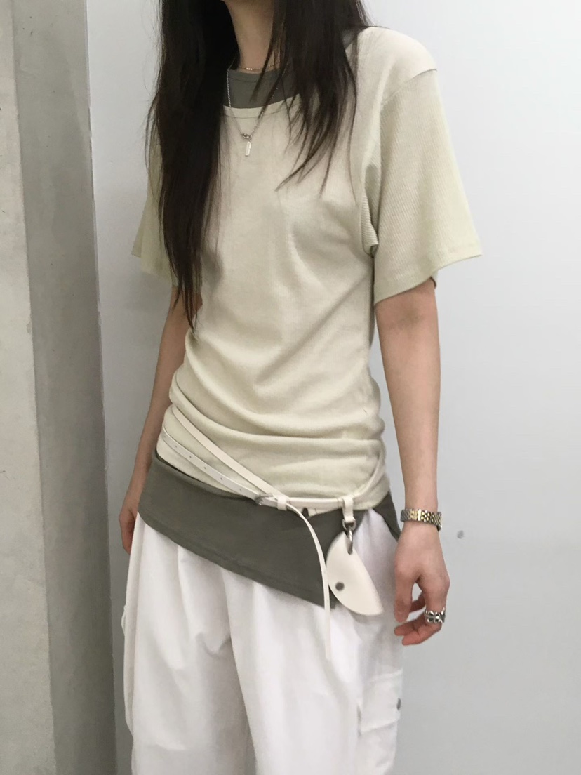 MINIMUZE韓國東大門直郵女裝新品職業26春夏時尚人氣26夏季T恤MINIMUZET恤