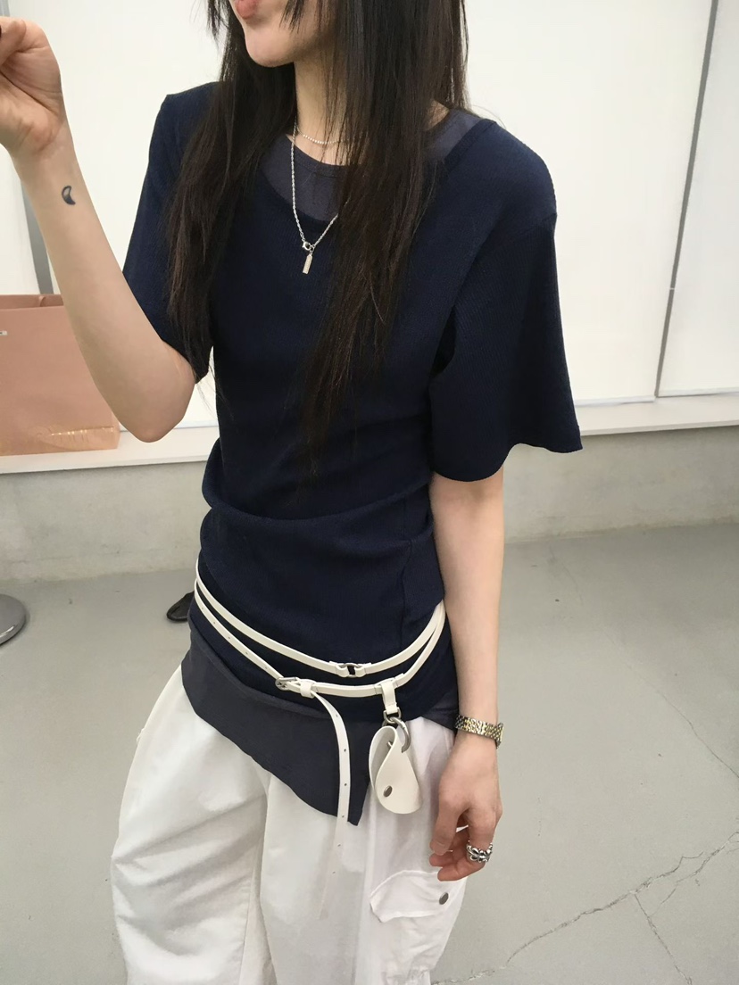 MINIMUZE韓國東大門直郵女裝新品職業26春夏時尚人氣26夏季T恤MINIMUZET恤